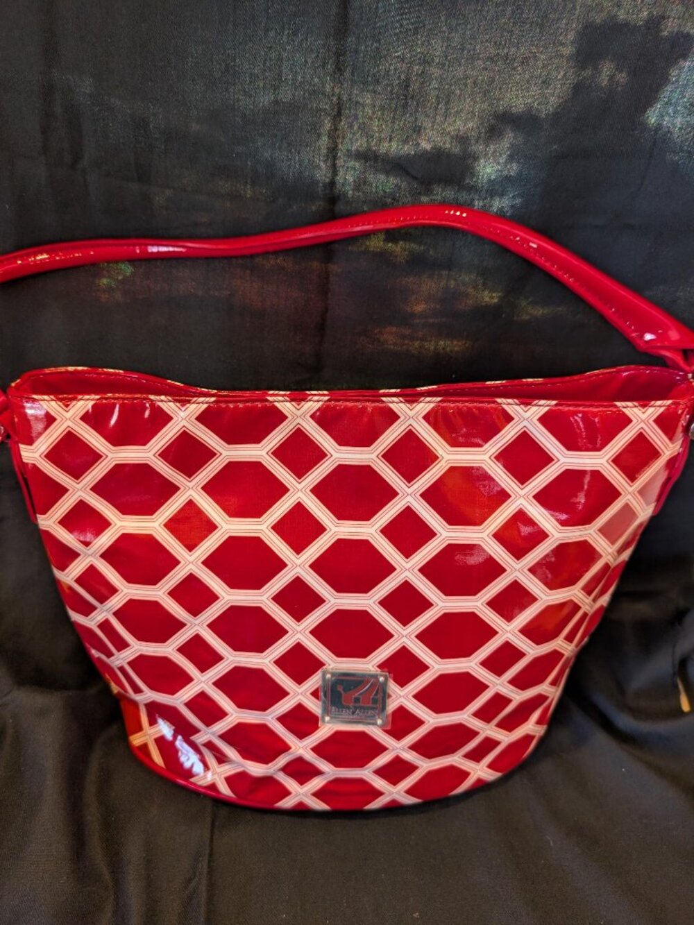 Ellen Allen Red/White Tote/Handbag